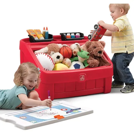 2-in-1 Toy Box & Art Cover