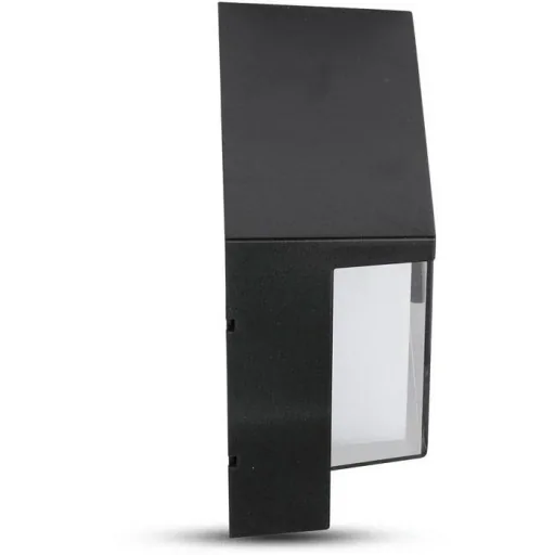 VT-831 LED wall light - 7W - 3000K - 400 lumens - Black - Square