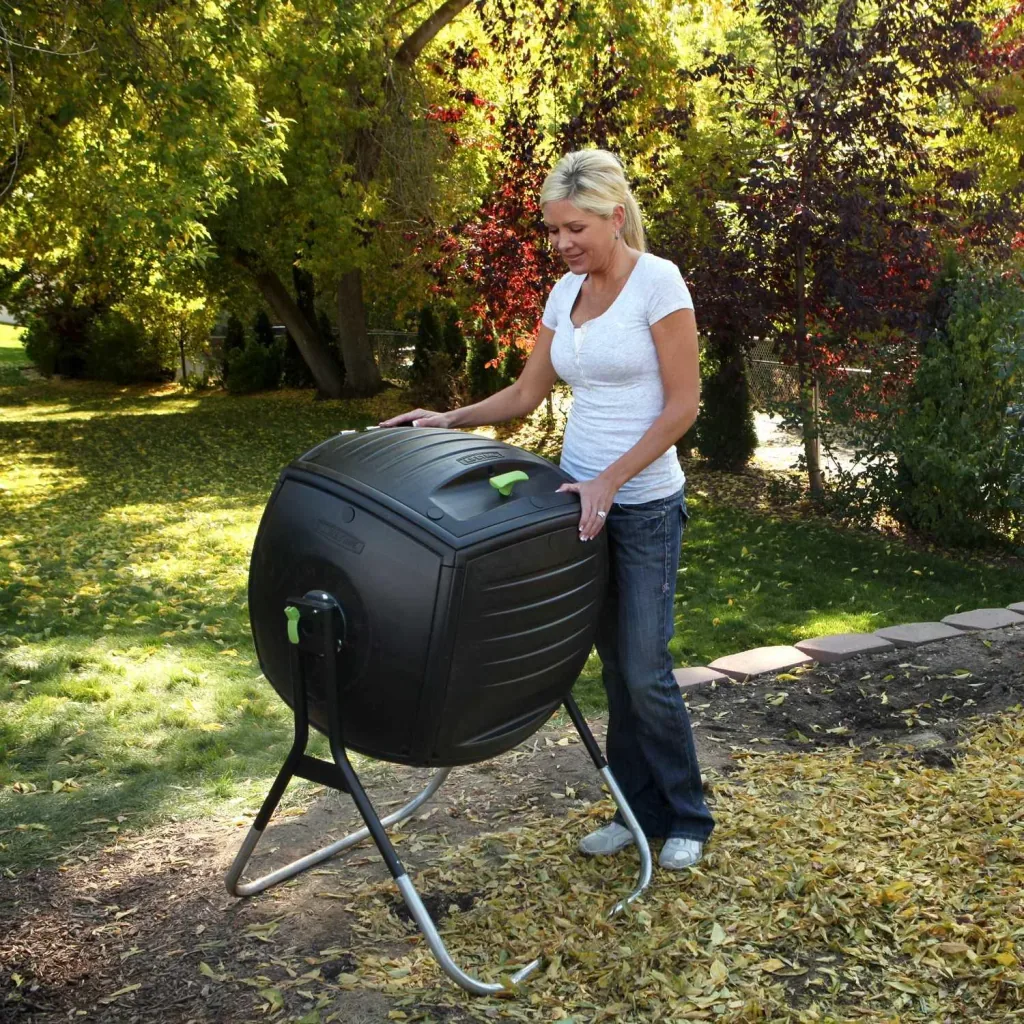 Lifetime Premium Composter 189 L 77×75×112 cm Black – Easily Rotatable Drum
