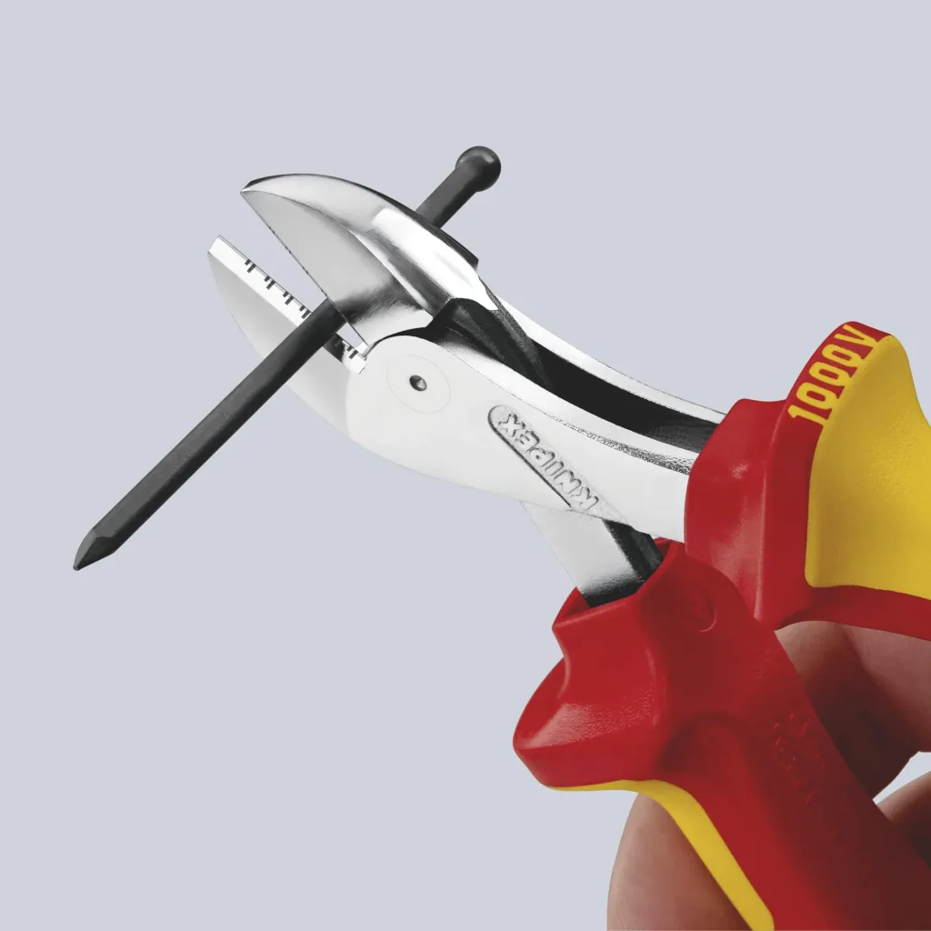 KNIPEX X-Cut compact diagonal cutters insulated with multi-component grips 160 mm