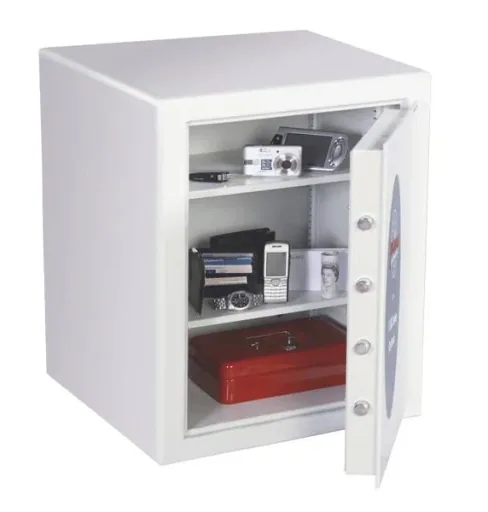 Fortress safe, double-walled, with high-security lock, capacity 28 liters, SS1182K MKII