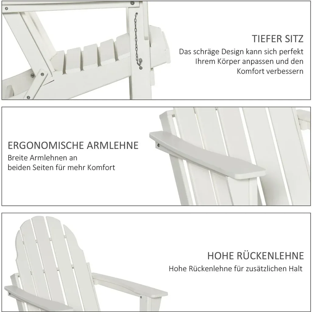 Adirondack garden chair foldable