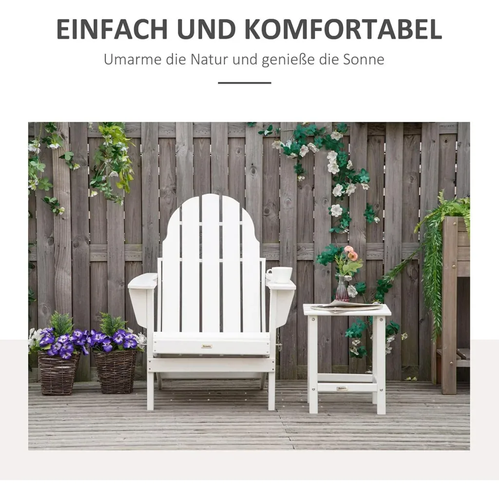 Adirondack garden chair foldable