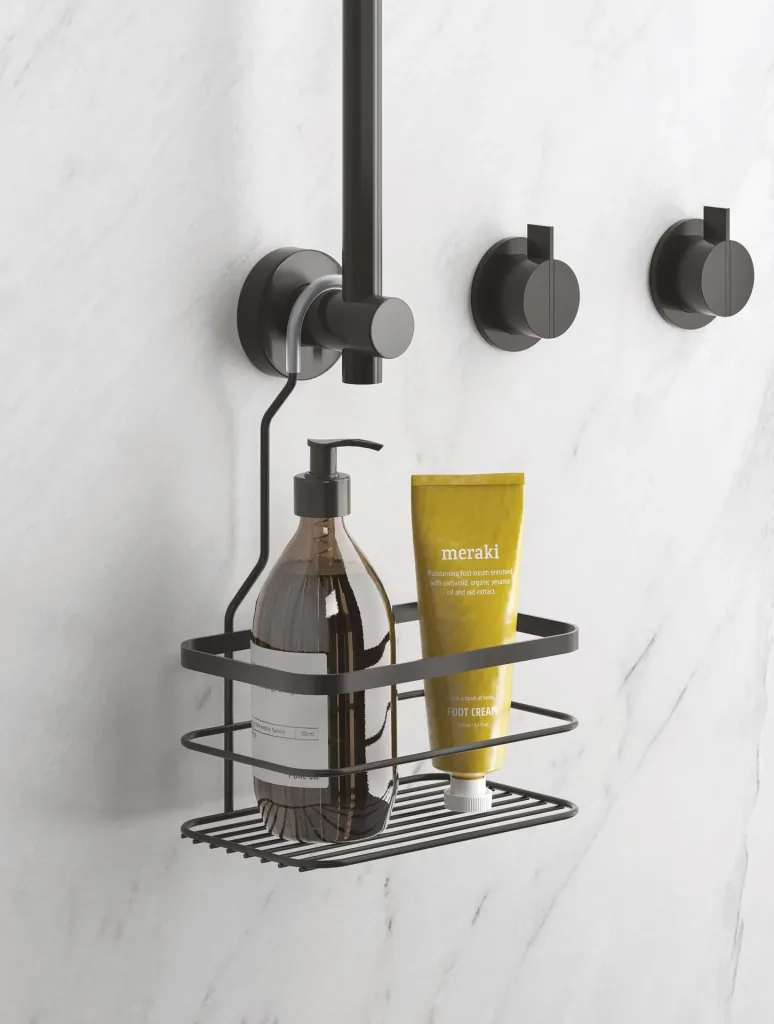 Shower boy small "Origin Lava", black, matte, 20 x 12 x 29 cm