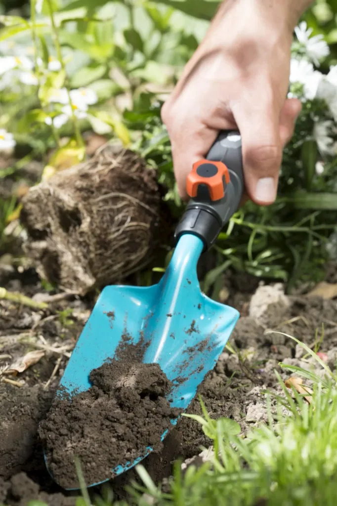 Combisystem flower trowel, working width 8.5 cm