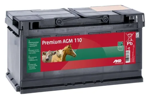 12 Volt Premium AGM Battery, 110 Ah
