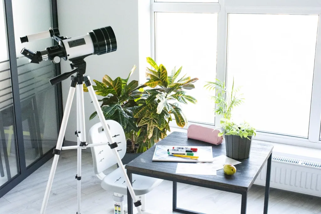Telescope 70/300 for landscape and sky observation