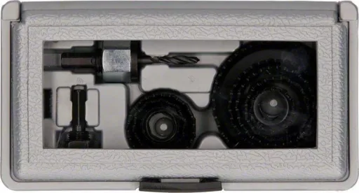 Hole saw set, 11 pieces