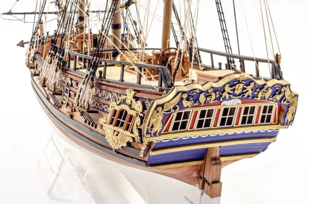 Duches of Kingston 1778 kit in 1:64 scale