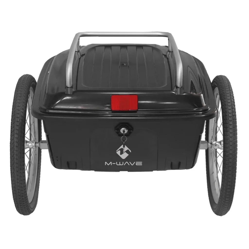 Luggage bike trailer, aluminum frame - black - 20