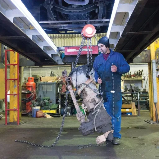 Manual hoist 3000 kg/3 m lifting height