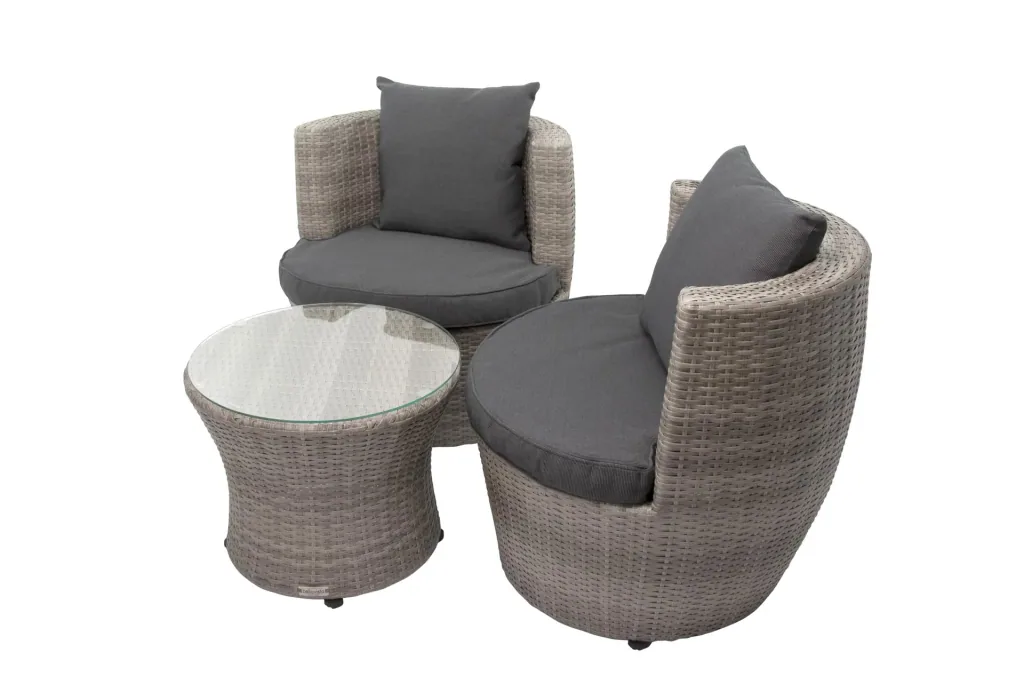 Balcony seating group Tosca/Mican 3-piece