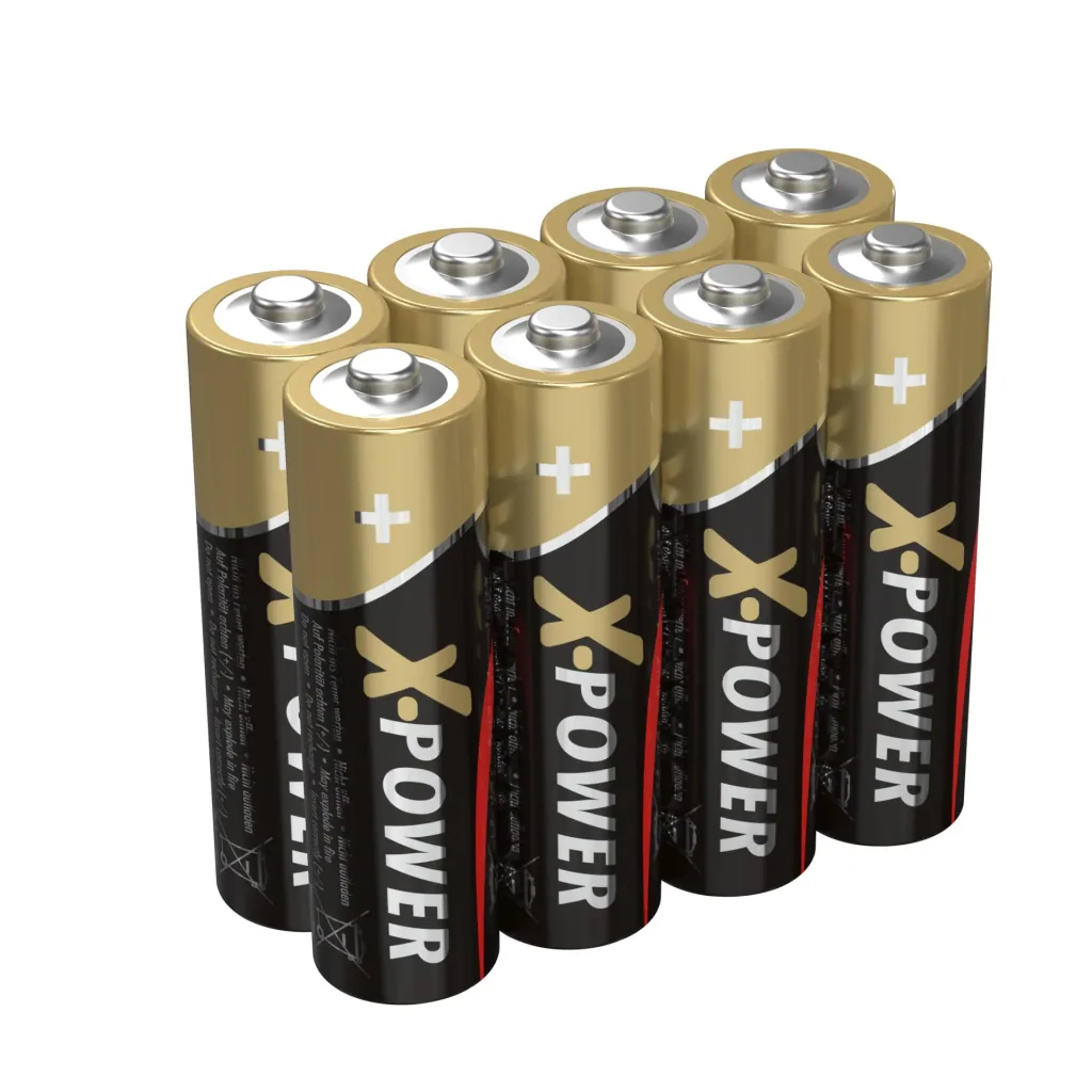 Promotional pack with 8x Mignon and 8x Micro batteries + FREE LED work light