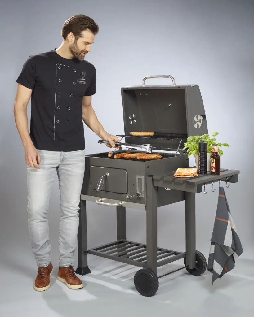 T-Shirt Grillmeister, color black, size M