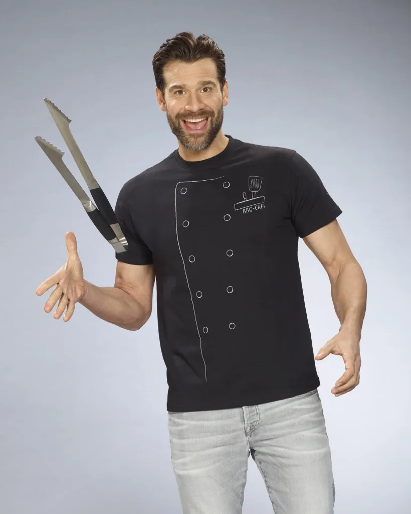 T-Shirt Grillmeister, color black, size M