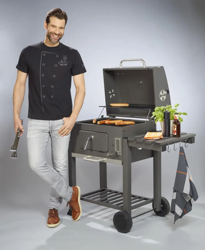 T-Shirt Grillmeister, color black, size M
