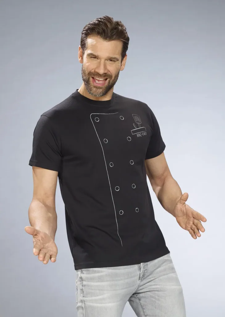 T-Shirt Grillmeister, color black, size M