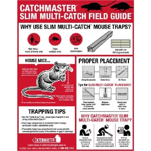 Catchmaster Multi-Catch Mausefalle - 2,5 x 2,25 x 16