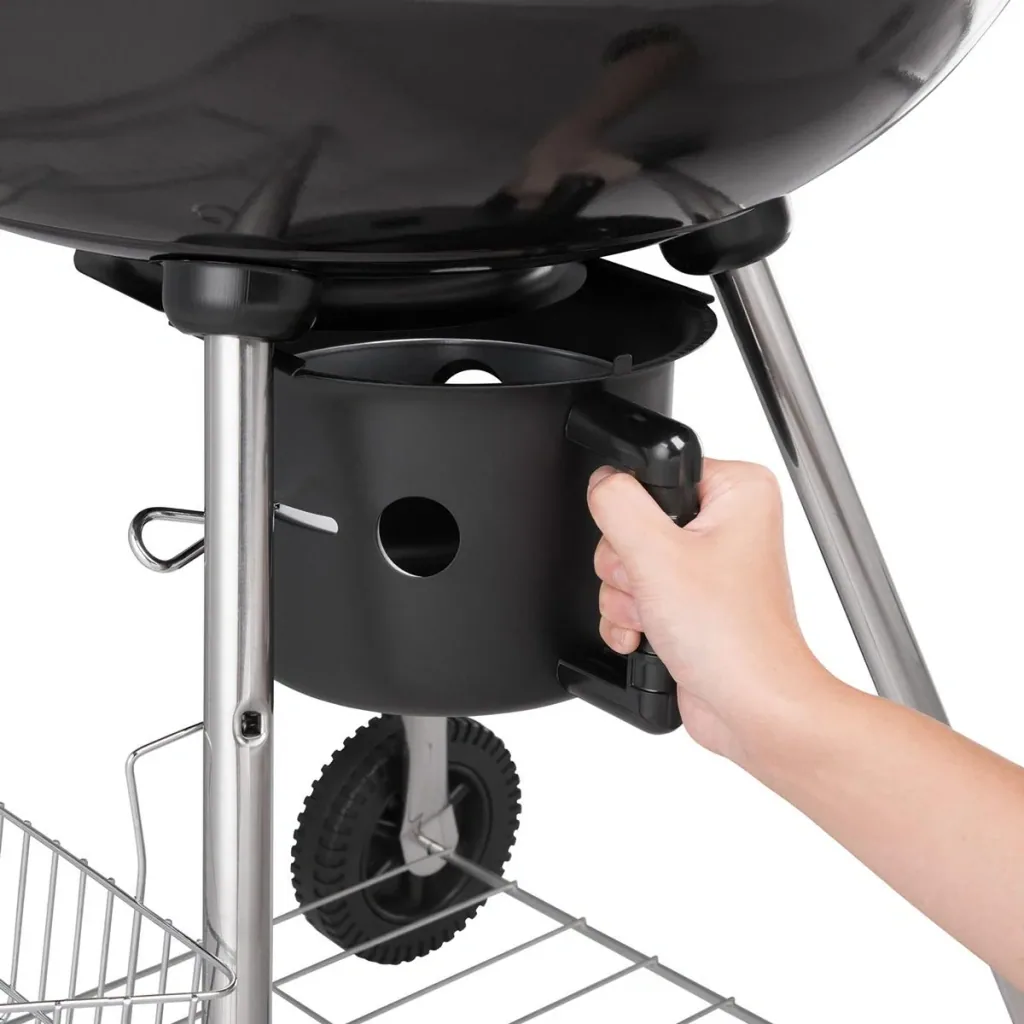 Barbecue - BBQ - on two wheels - Black - 90x58x68cm