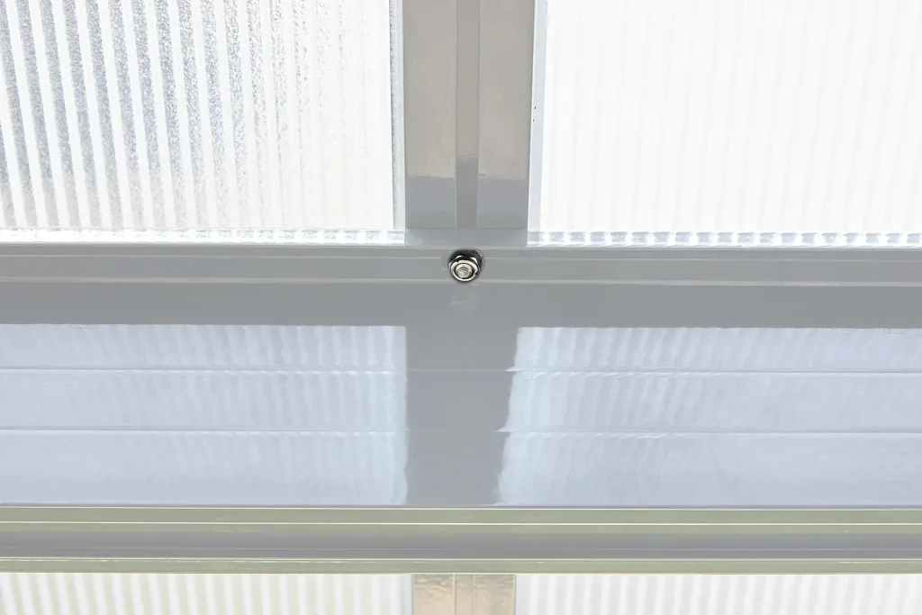 Patio roof kit, color white, 5460 x 3060 mm