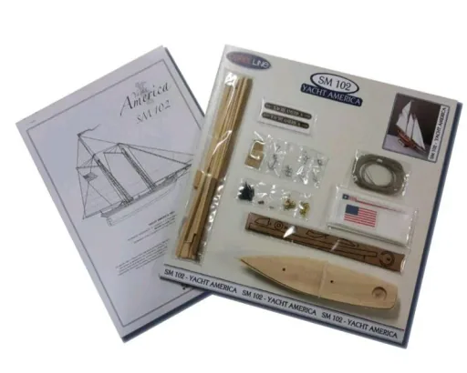 America Yacht kit 1:155