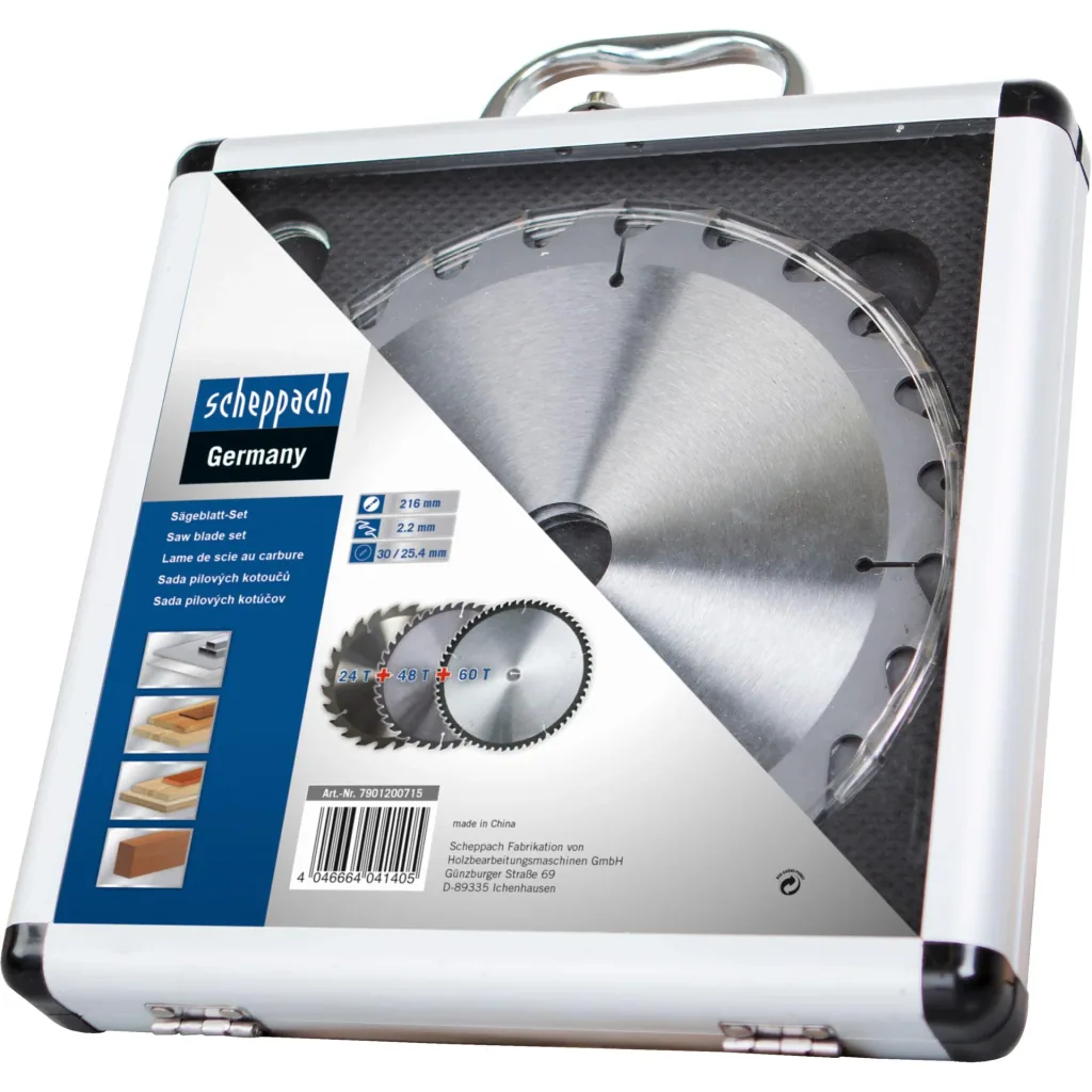 Saw blade set O210mm, 3-piece