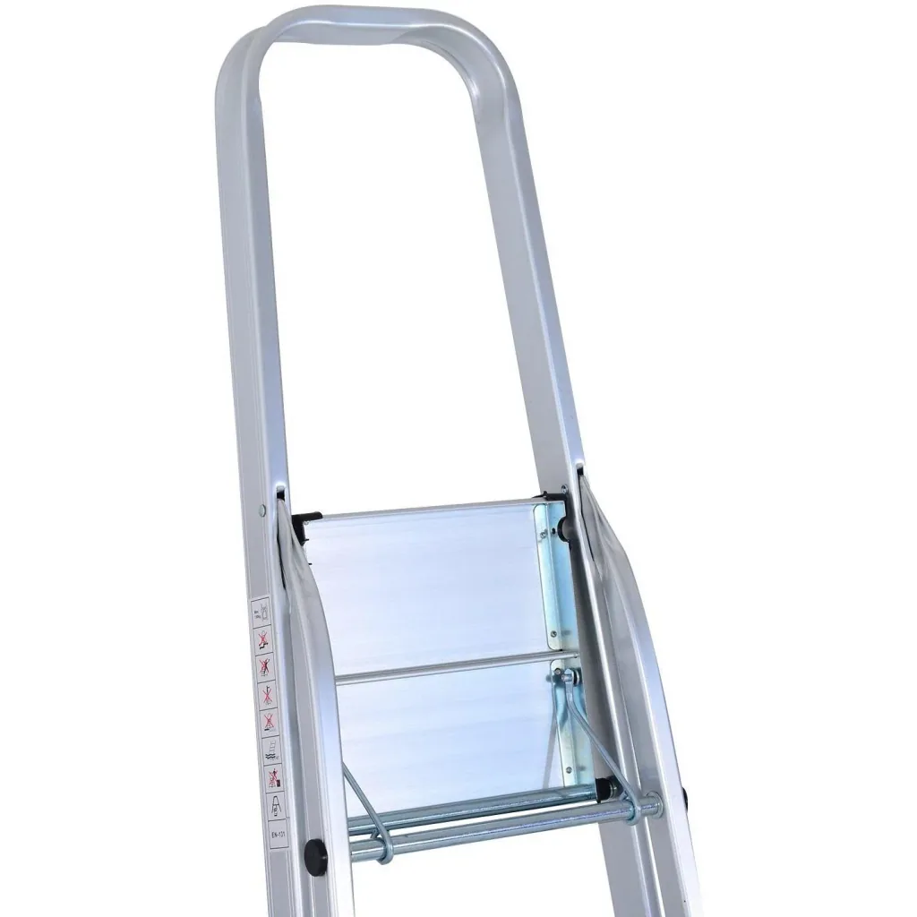 Stepladder aluminum ladder stepladder household ladder 4 steps