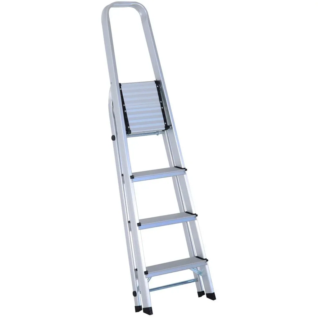 Stepladder aluminum ladder stepladder household ladder 4 steps