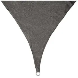 WATER-PERMEABLE SUN SHADE - SQUARE - 5 x 5 m - DARK GREY