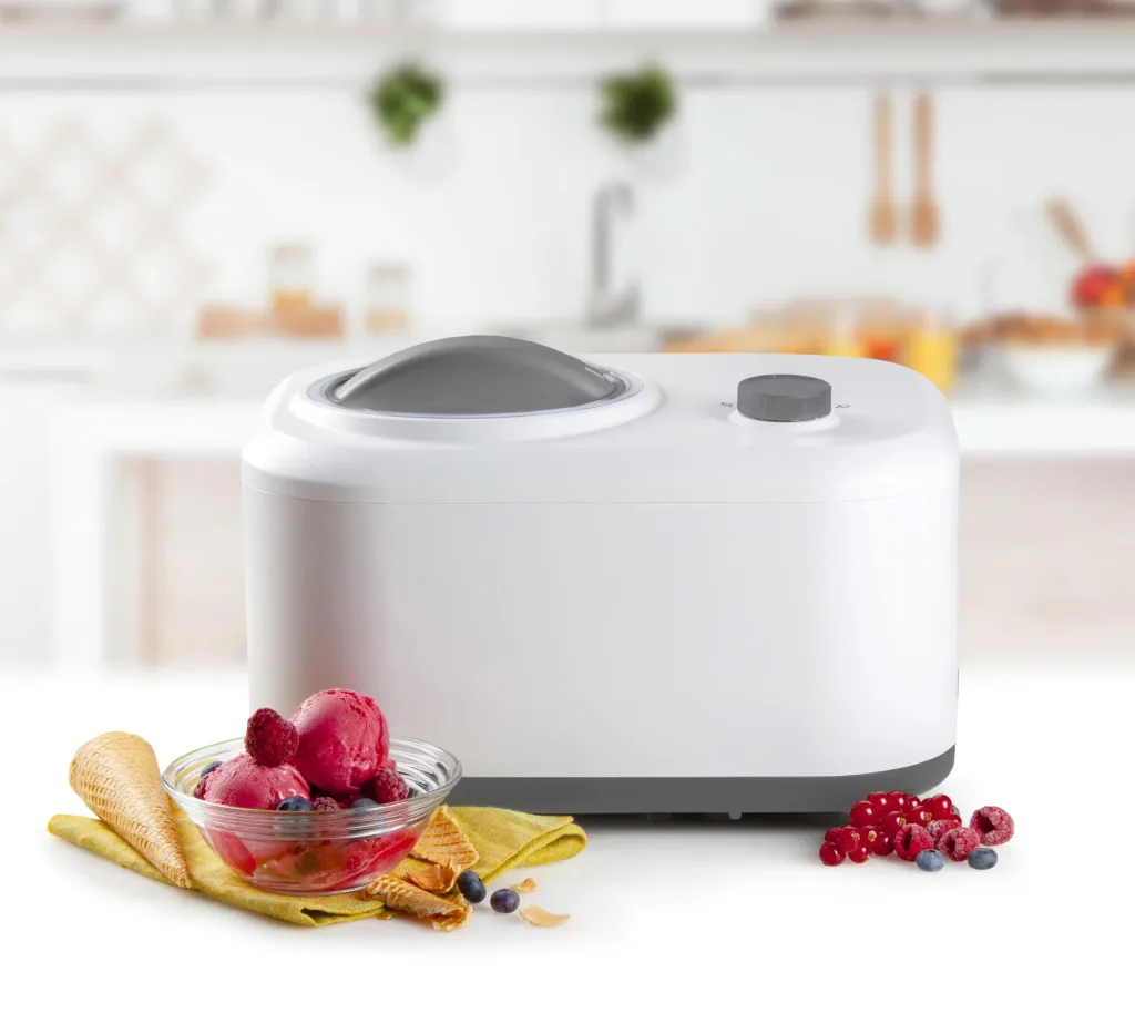 Ice cream maker "DO9243l", with compressor, 1 liter