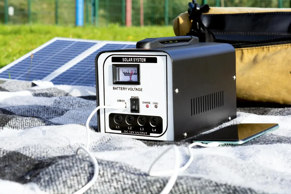 Solar power system set "TX-200", with LED lamps, 18 watts