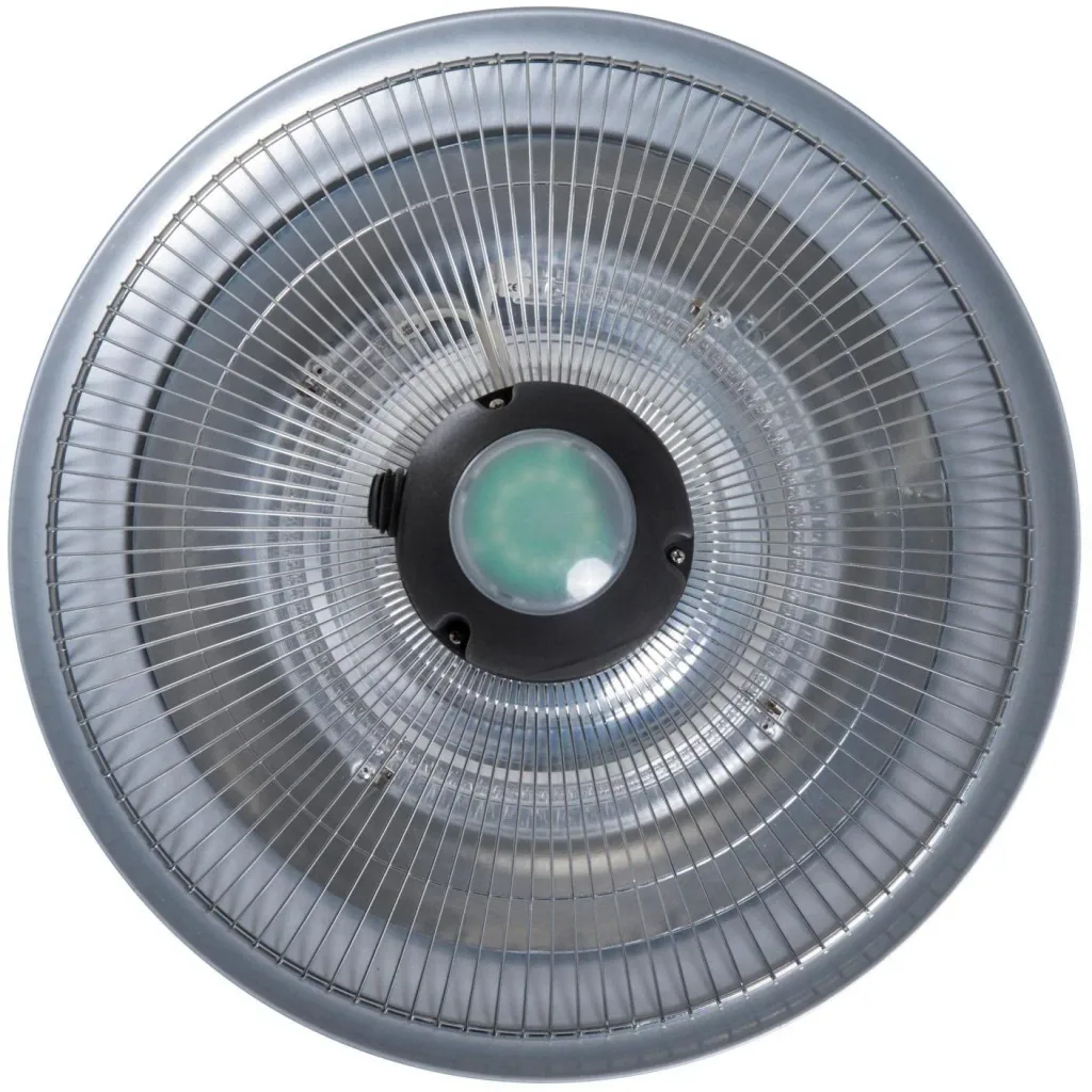 1500W LED heater with remote control, aluminum silver
