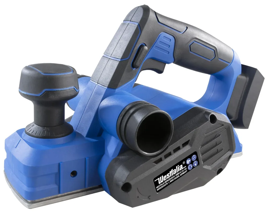 Cordless planer 18 Volt Li-Ion AH18 including battery 2.0 Ah and charger