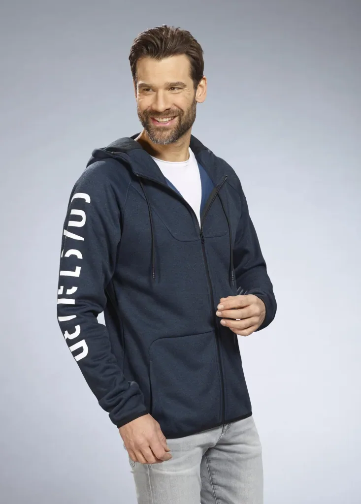 Hooded sweatshirt, navy, size M
