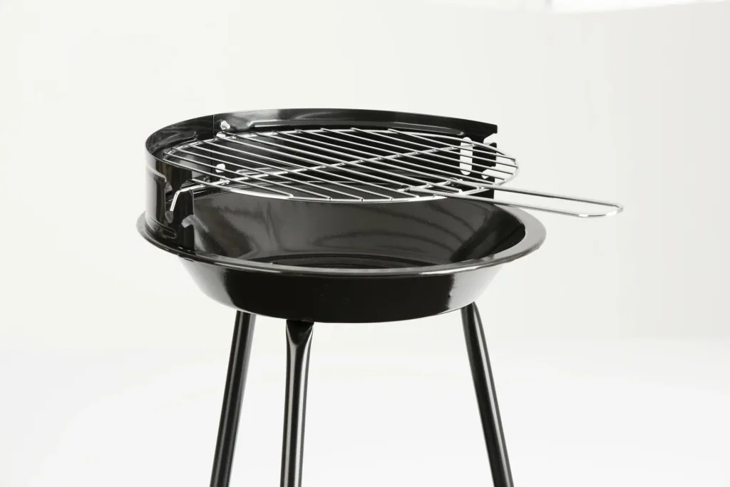 Charcoal round grill, "CG-IV-270", 45.5 cm, black