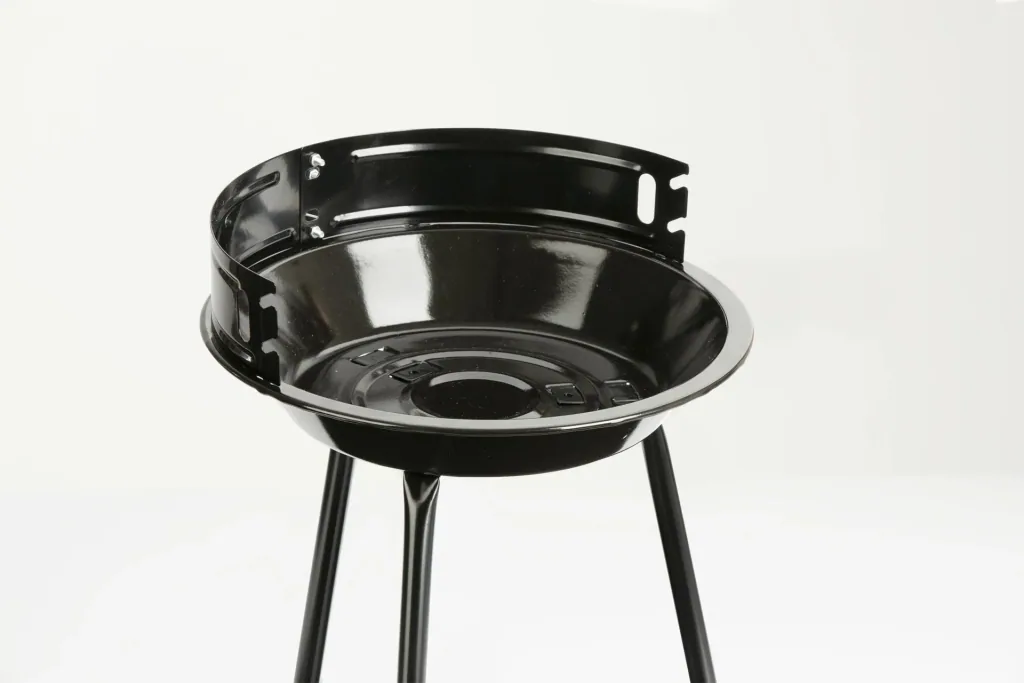 Charcoal round grill, "CG-IV-270", 45.5 cm, black