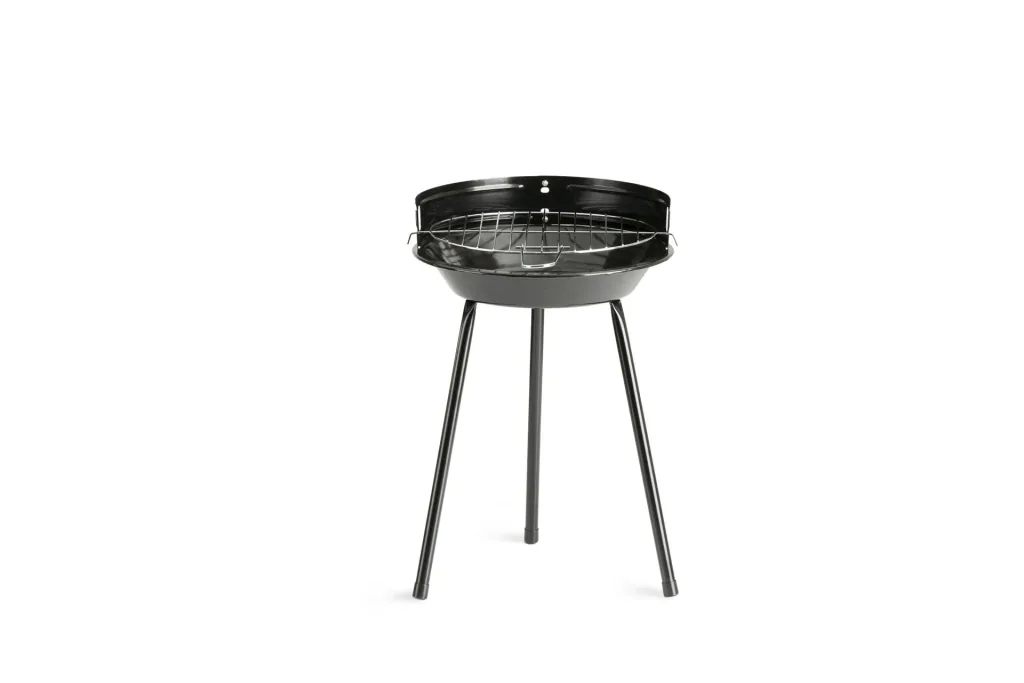 Charcoal round grill, "CG-IV-270", 45.5 cm, black