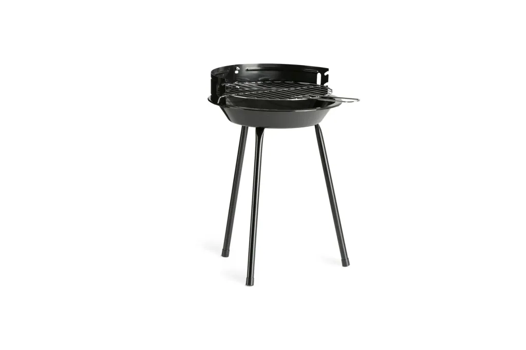 Charcoal round grill, "CG-IV-270", 45.5 cm, black