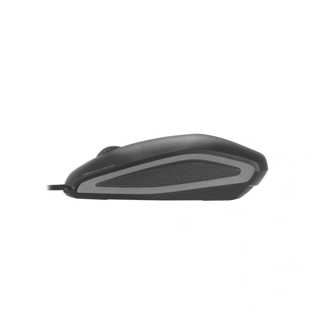 Wired mouse GENTIX SILENT black