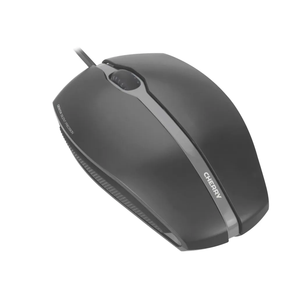Wired mouse GENTIX SILENT black
