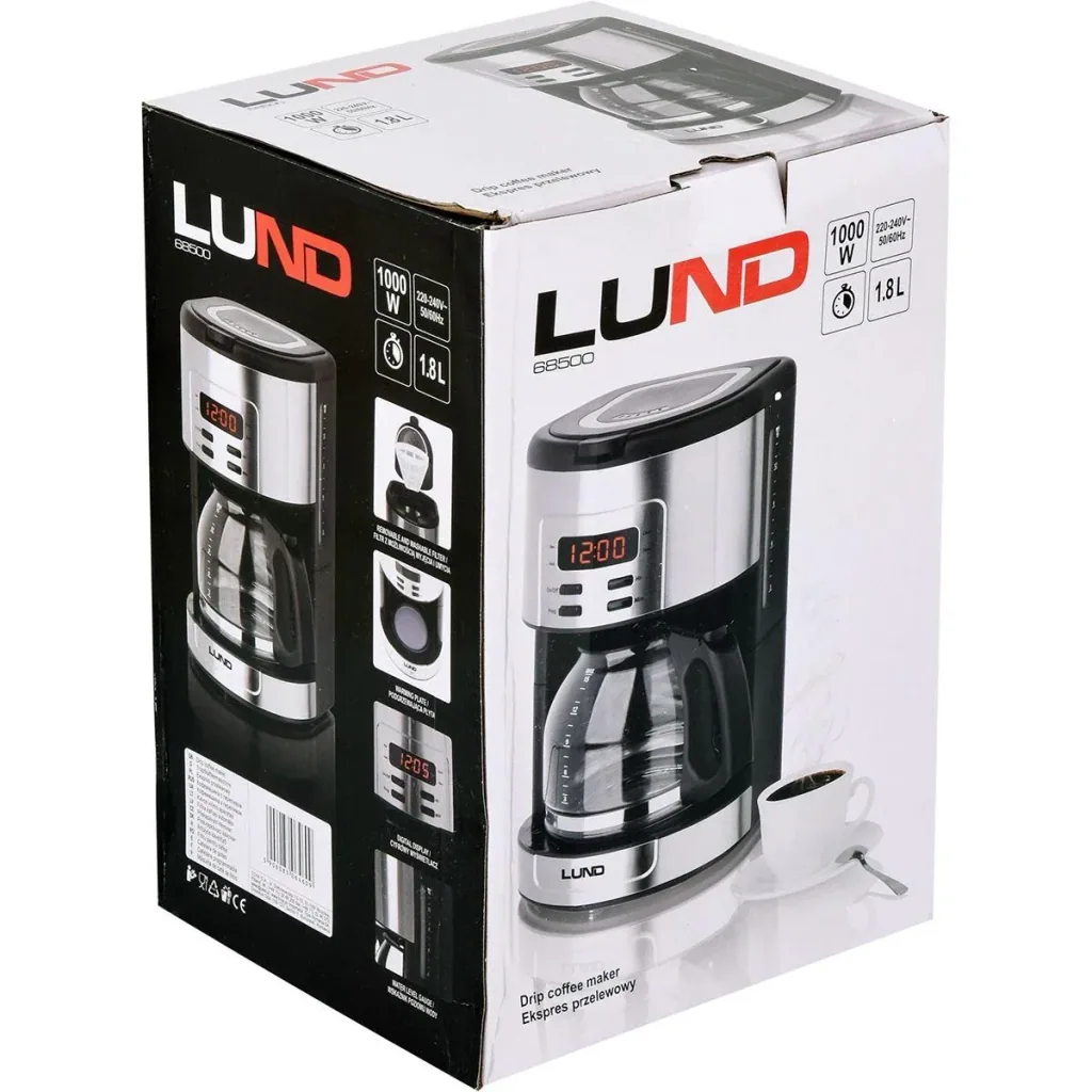 Coffee machine with timer - 1.8L - 1000W