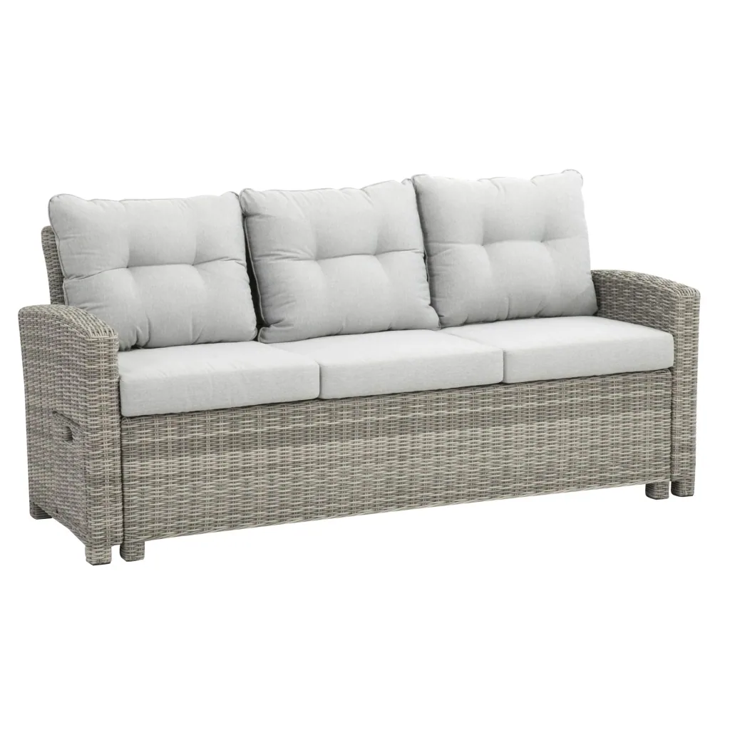 Garden furniture lounge set "Malia" - semicircular