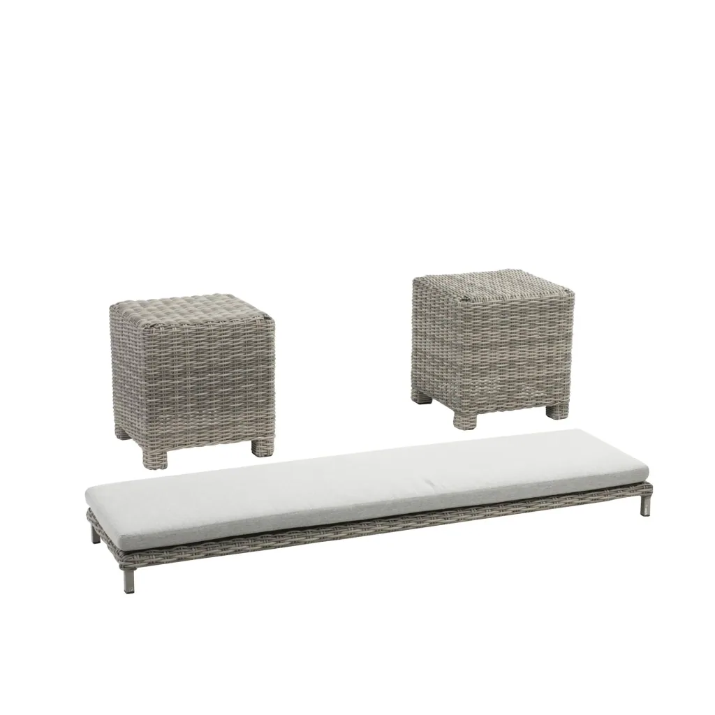 Garden furniture lounge set "Malia" - semicircular