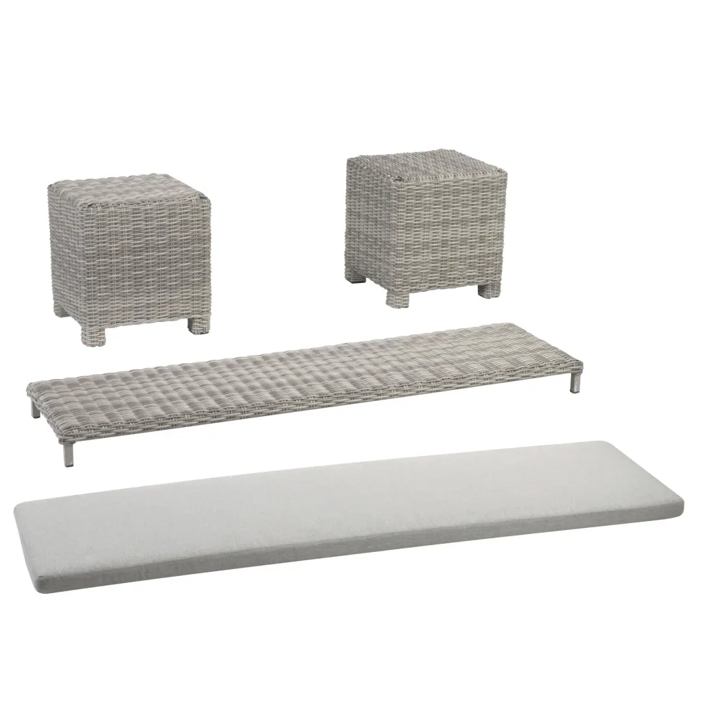 Garden furniture lounge set "Malia" - semicircular