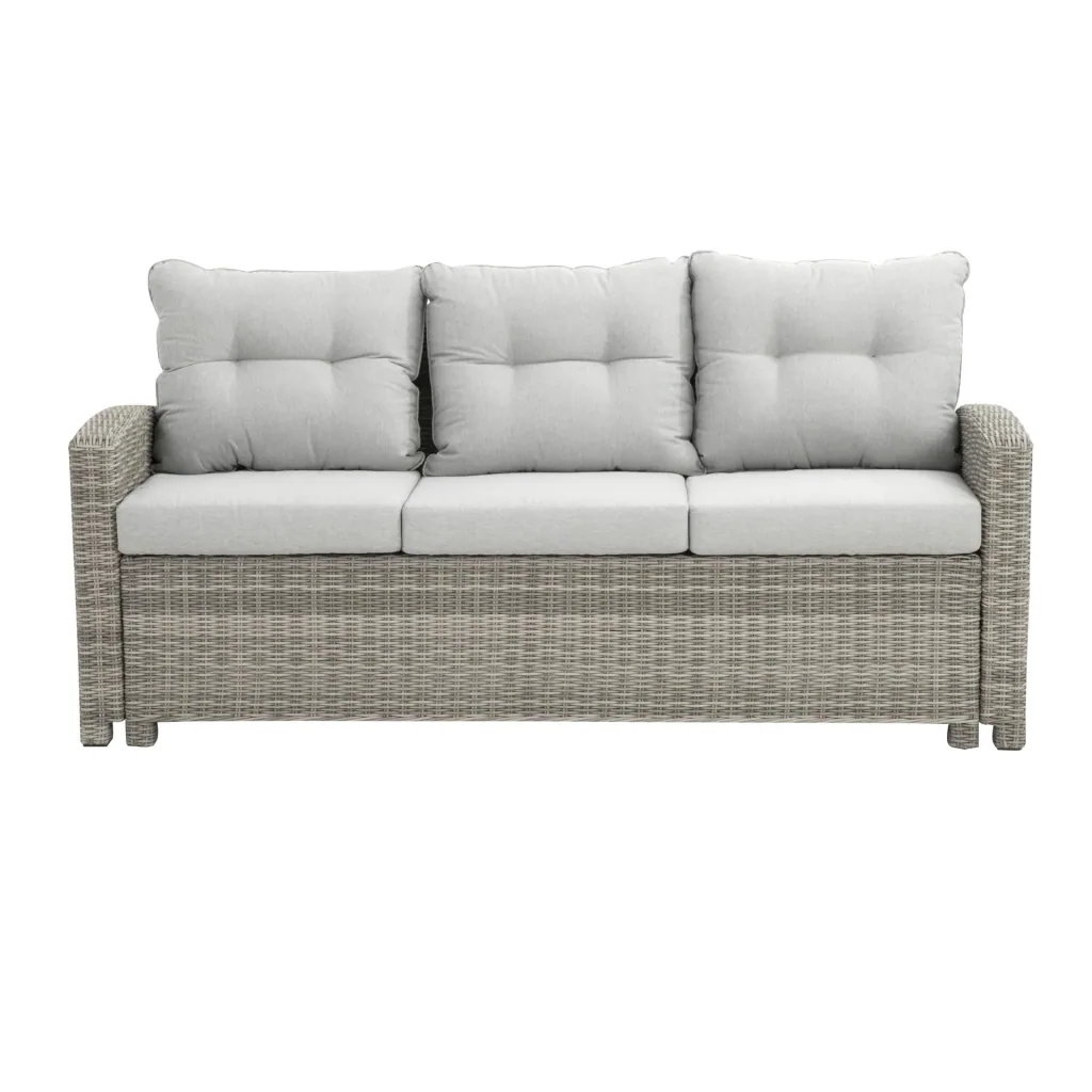 Garden furniture lounge set "Malia" - semicircular