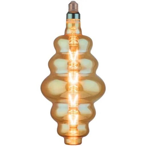 VT-2169 XXL Dimmable Designer LED Light Bulb - 8W - 2000K - E27 Socket - S180 - Gold
