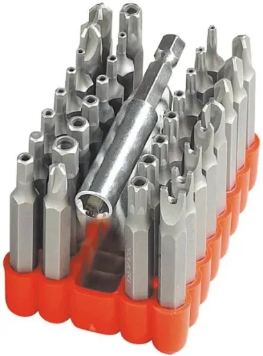 Electrical repair bit set 33 pieces with 50 mm shaft