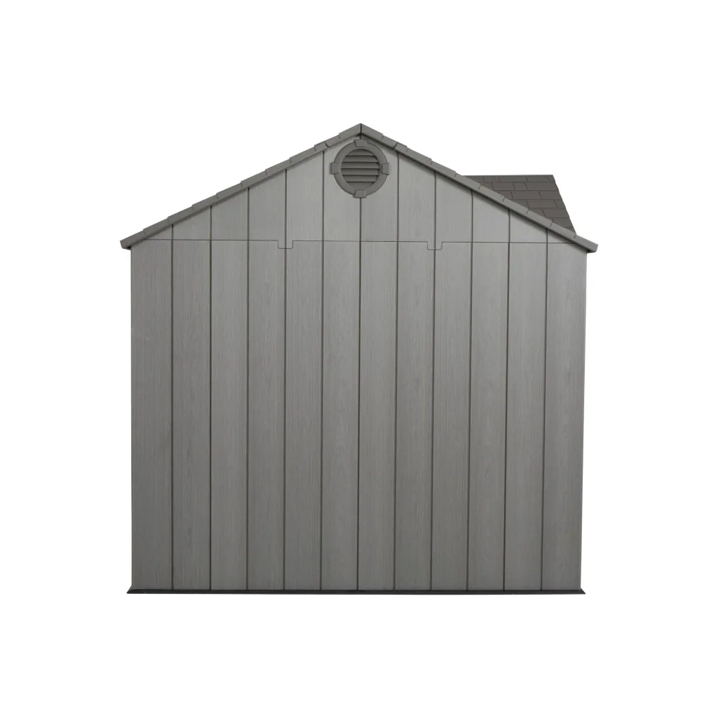 Plastic tool shed Saturn dark grey, 244 x 305 x 244 cm