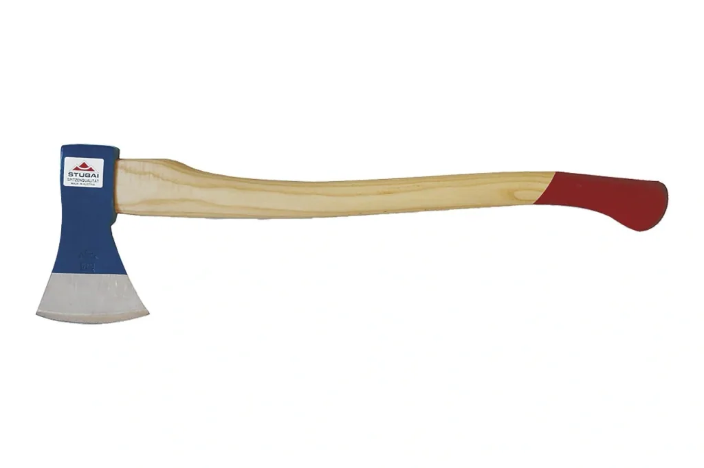 Forest axe with handle, Rhenish shape, 1000 g