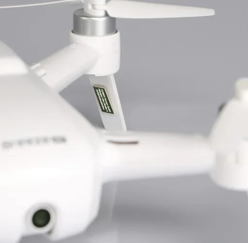 Plastic card for drone badge, voucher